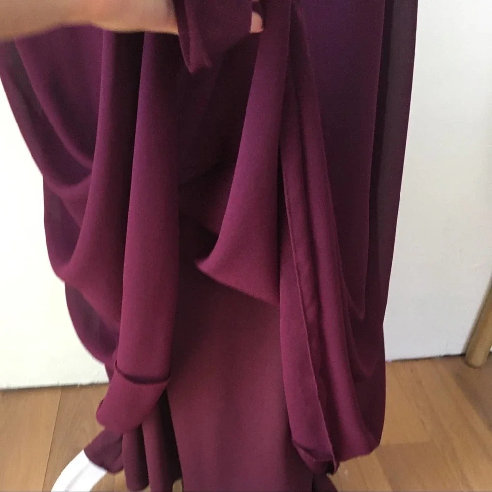 Show Me Your Mumu Collette Collar Maxi Merlot XS - Picture 10 of 15
